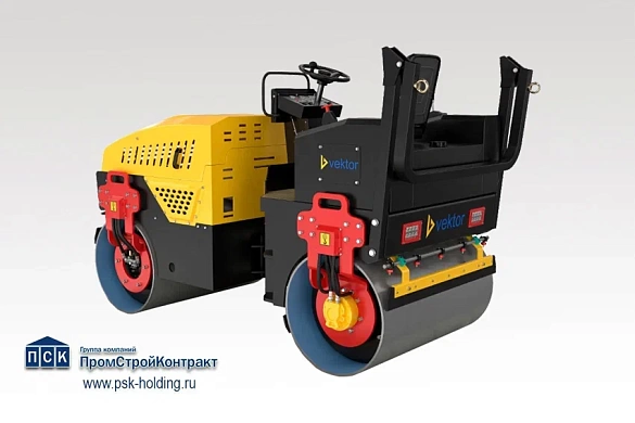 Vektor VRDR-3000 - виброкаток с сиденьем оператора