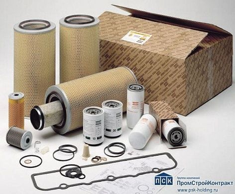 Сервисные наборы ТО, комплектующих, фильтров и расходных материалов для компрессоров Atlas Copco